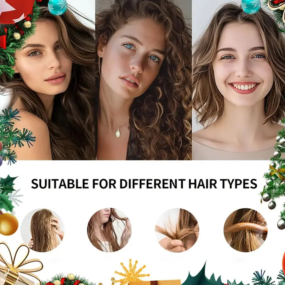 Mezcla de aceite de ricino y aceite de romero para el crecimiento del cabello, mejora el espesor y el brillo del cabello, reduce la caída del cabello y las puntas abiertas, aceite para el cuidado del cabello