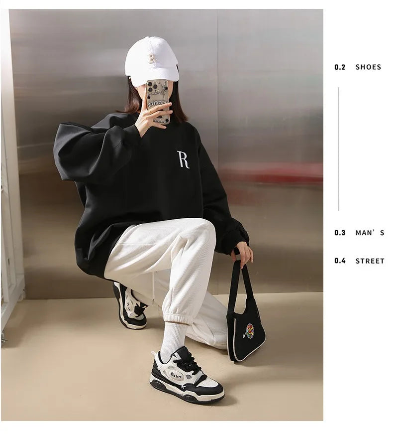 Zapatillas de deporte gruesas para hombre, zapatos de suela suave para correr, informales, de cuero de microfibra, transpirables, con plataforma aumentada de altura