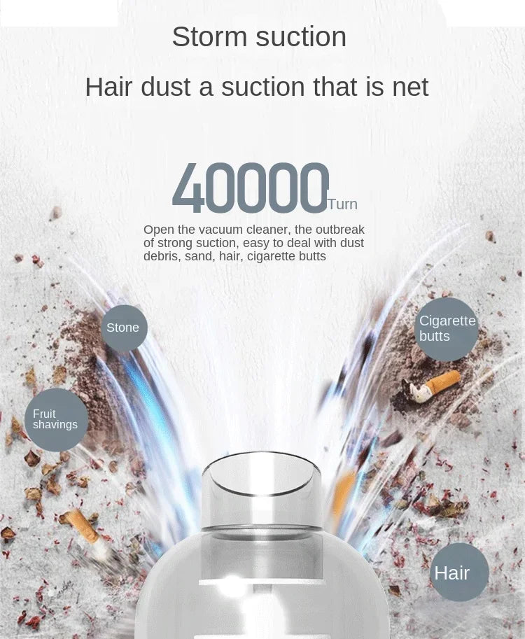 Aspirador de coche pequeño portátil para vehículos multiusos, bomba pequeña para el hogar, aspirador de mano para coche