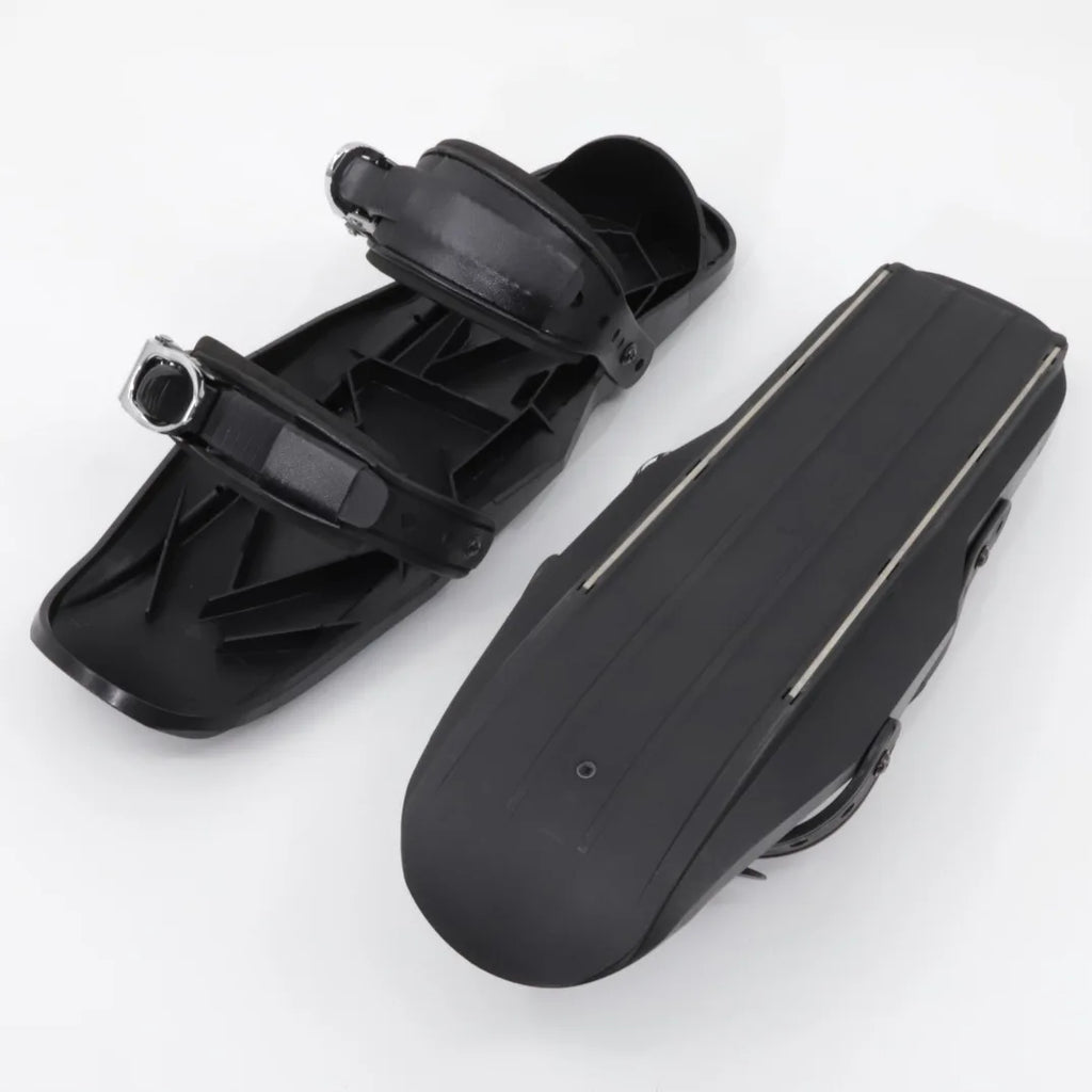 Mini esquís palas de nieve para esquís de nieve para zapatos de invierno patines cortos palas de nieve Skiboards zapatos de esquí portátiles y ligeros deporte al aire libre