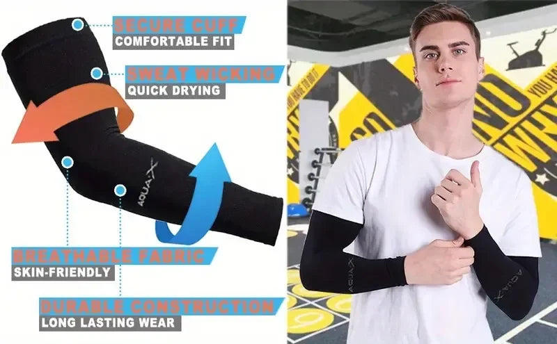 3 pares de fundas de protección solar transpirables: equipo de protección UV y transpirable para deportes, conducción y aventuras al aire libre