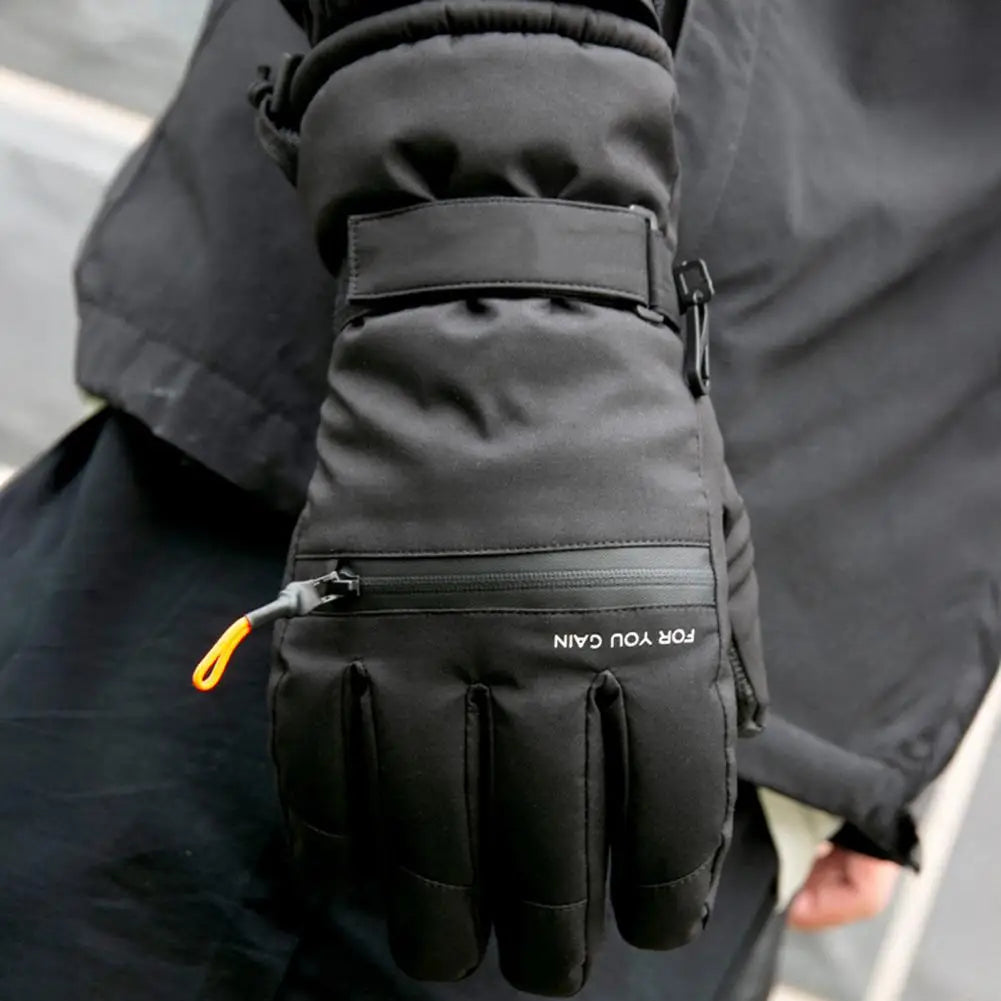 Guantes de esquí antideslizantes Guantes de esquí resistentes al desgaste Guantes de esquí de invierno para hombres y mujeres Pantalla táctil impermeable a prueba de viento para clima