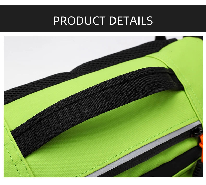 Bolsa de pecho para senderismo para hombre, riñonera de viaje con múltiples bolsillos, para escalada al aire libre, correr, ciclismo, bandolera, bolsa de aparejo con cinturón Molle deportiva