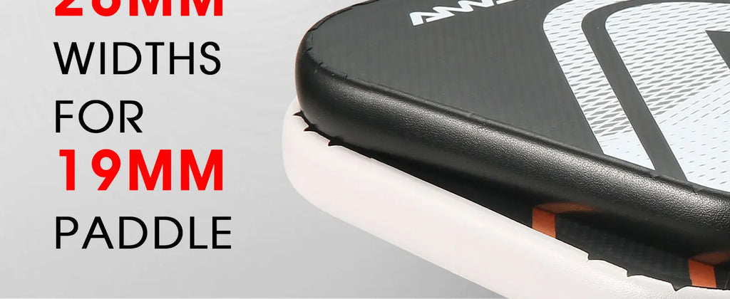 AMASPORT Cinta de protección de paleta de Pickleball 20 mm/23 mm/26 mm para cinta Euard de borde de Pickleball azul marino de 13 mm/16 mm/19 mm
