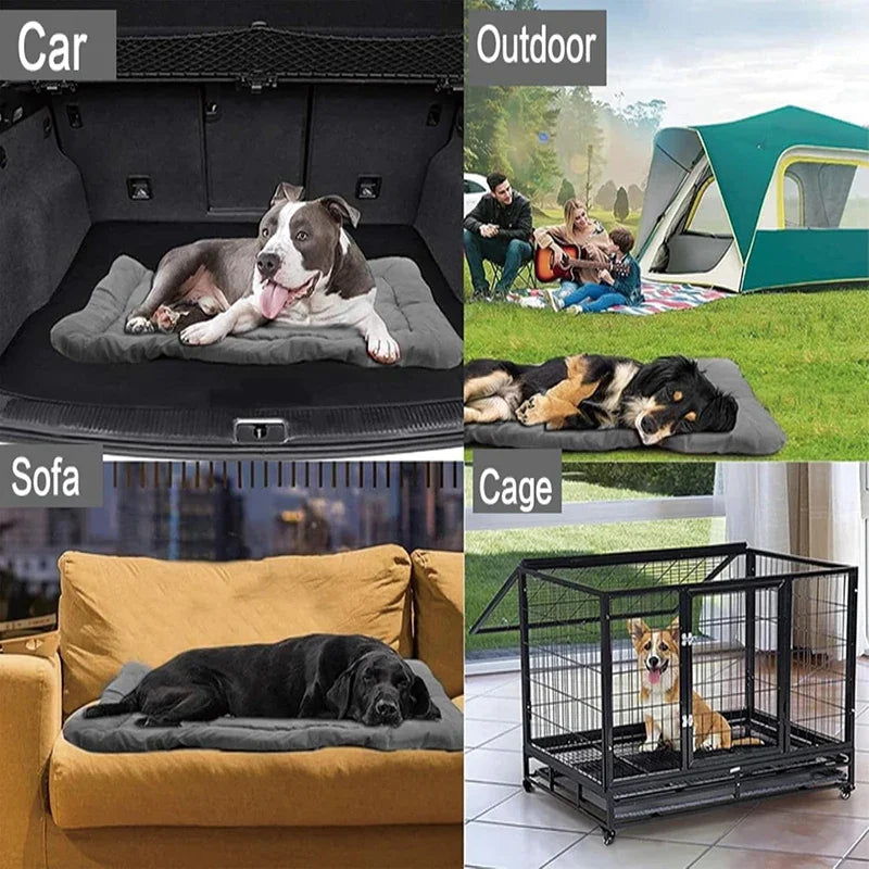 Manta plegable impermeable para cama de perro, estera de Picnic para perros, asiento de coche para perros pequeños, medianos y grandes, almohadilla portátil para acampar y viajar para mascotas