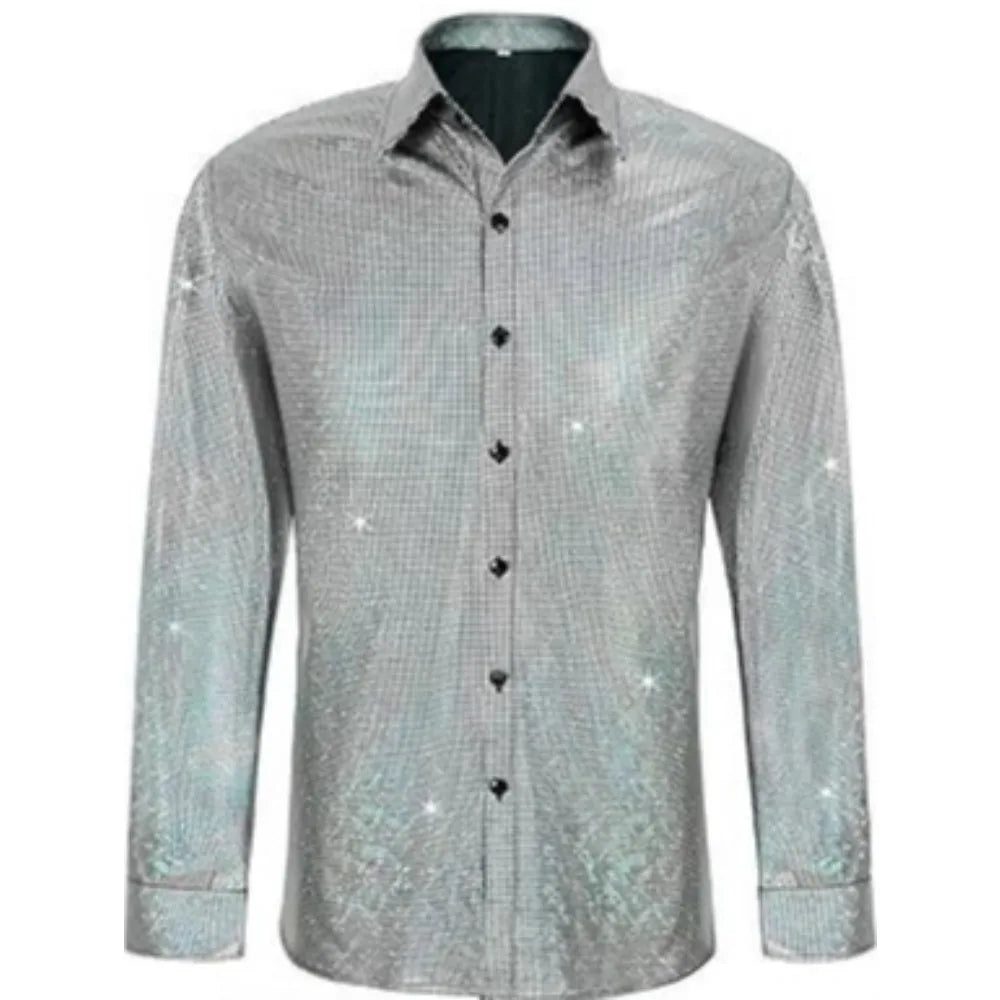 6 disfraces de discoteca de los años 70, incluyen camisa Retro, pantalones con parte inferior acampanada, peluca, gafas de sol, collar, gorro de peluca para fiesta disco, pantalón acampanado inferior