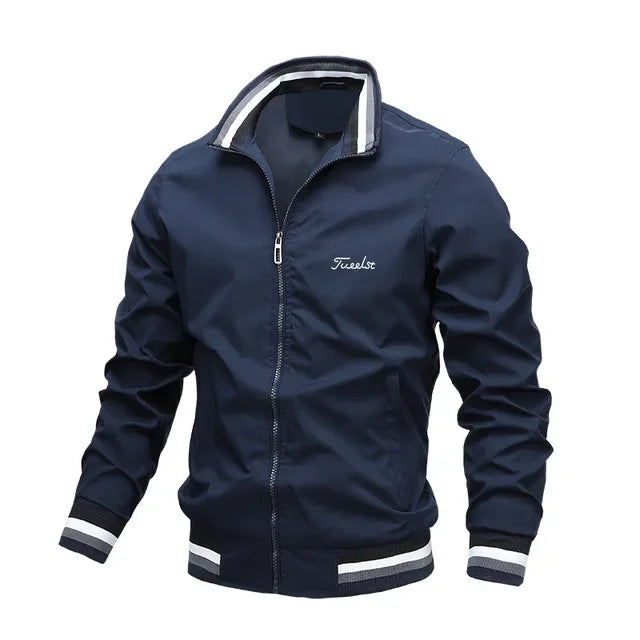 2025 Chaqueta de golf informal Ropa de golf para hombres Chaqueta casual de otoño Chaqueta de golf de moda para hombres a prueba de viento