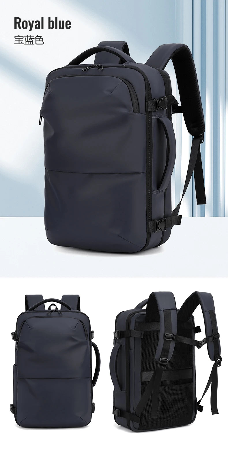 Mochila para hombre, bolsa de viaje multifuncional, compresión al vacío, impermeable, para viajes de negocios, nueva mochila para parejas