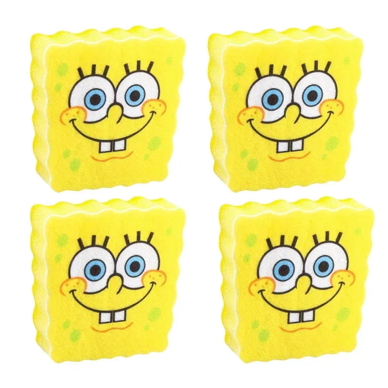 Cepillo para lavar platos de Bob Esponja, suministros de cocina para el hogar, escurridor, limpieza de platos, cepillos, estropajo reutilizable