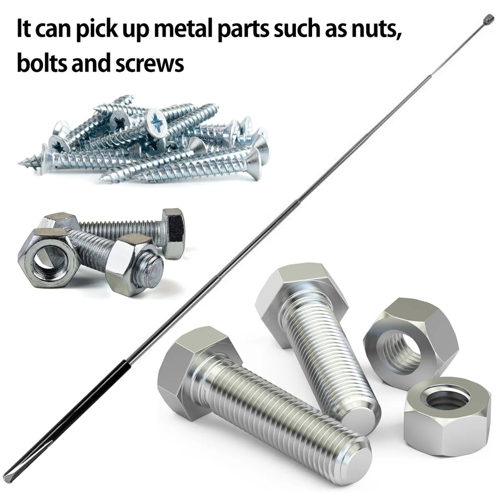 Herramienta de recogida de bolígrafo magnético telescópico extensible, Mini varilla de recuperación magnética ajustable de 1,5 LB para reparación de automóviles, dispositivo de garaje