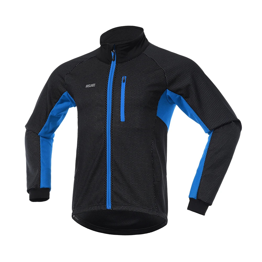ARSUXEO, chaqueta y pantalones cálidos de invierno para ciclismo para hombre, cortavientos para bicicleta, ropa deportiva térmica, trajes para bicicleta, ropa de ciclismo MTB 20A