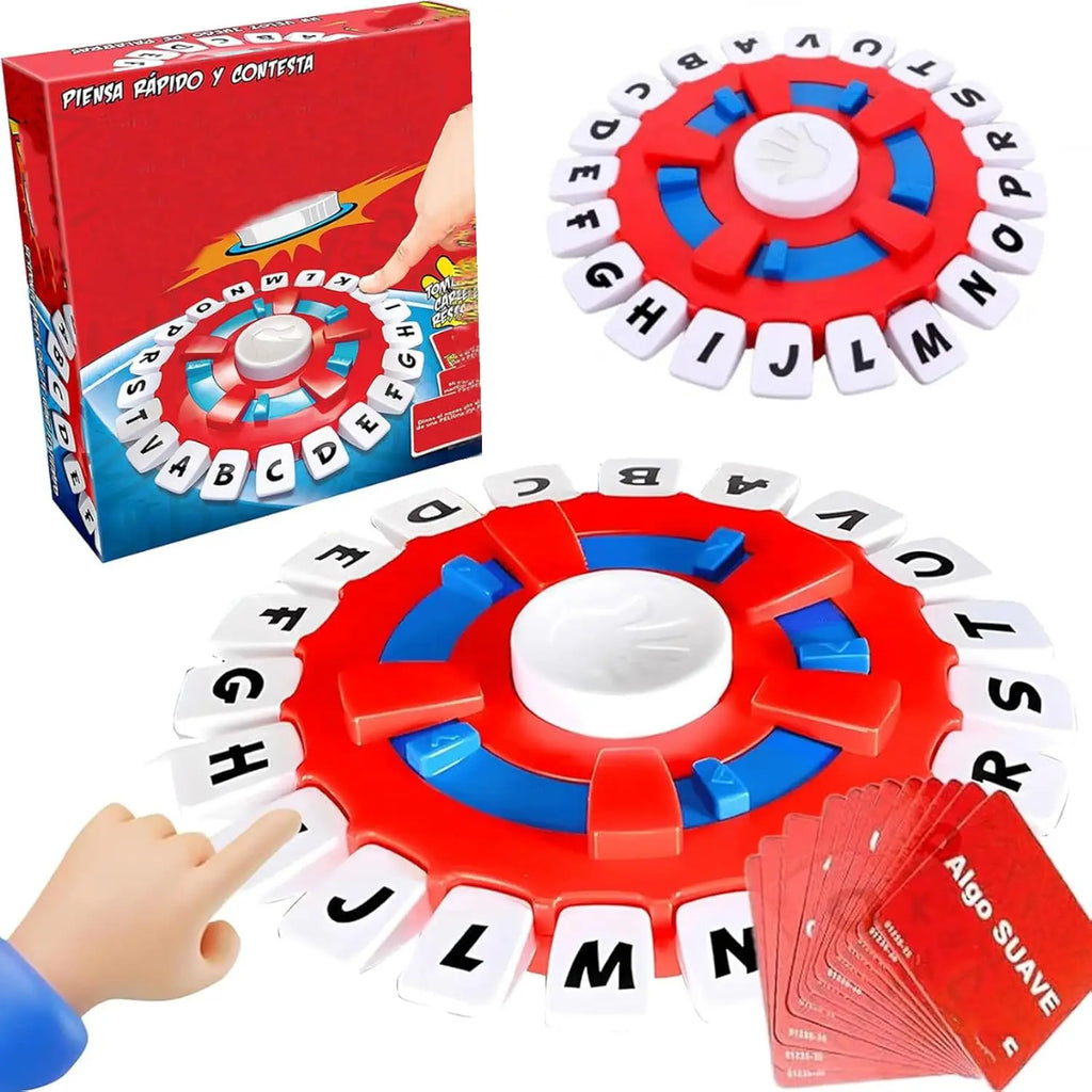 Juego Basta español, juguetes De cartas De reunión familiar De ritmo rápido para adultos y niños, aprendizaje De letras, Lengua española, Juegos De Mesas