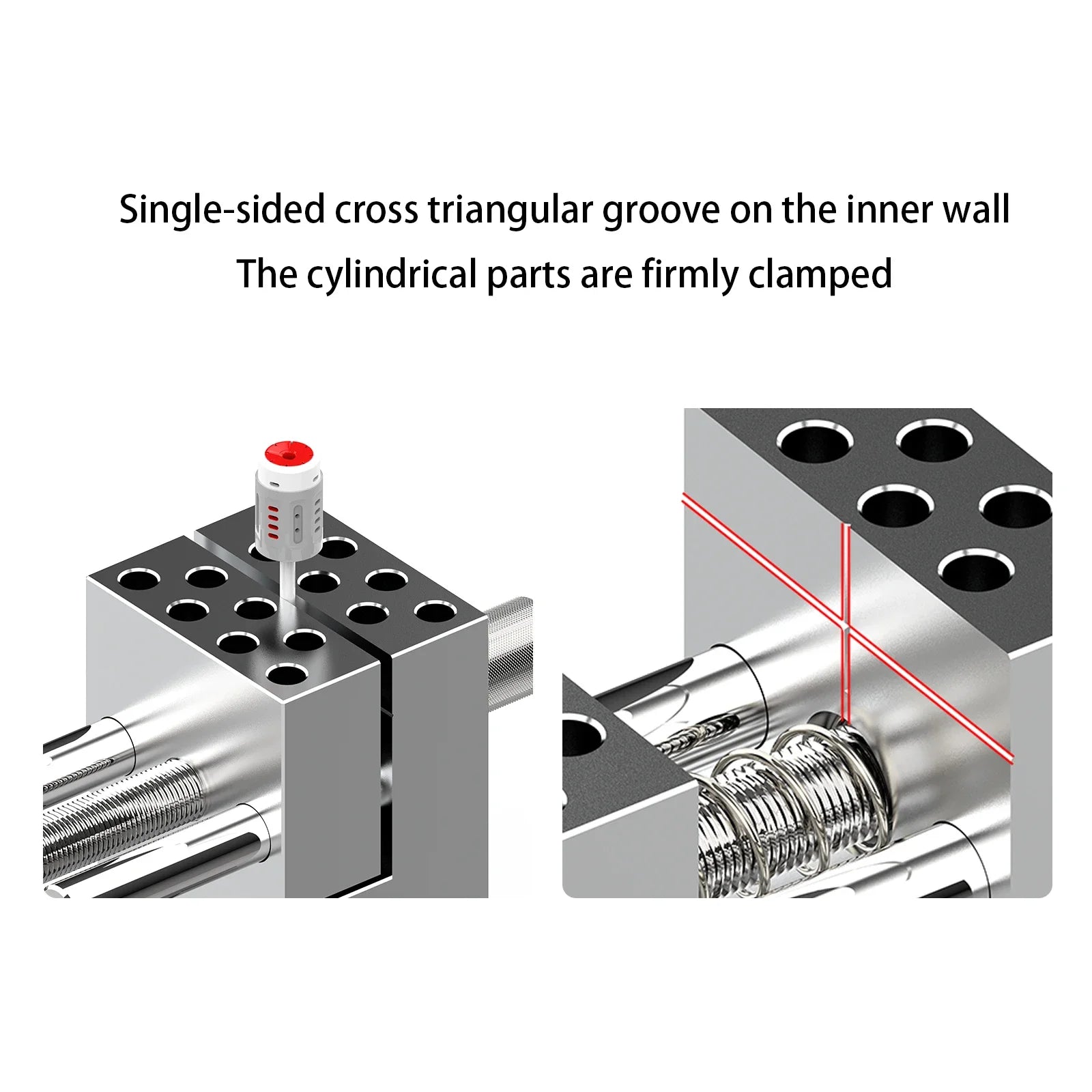 MAZHA T0010 Mini tornillo de banco de mesa portátil 2 en 1, abrazadera ajustable compacta para modelar Hobby, accesorios de herramientas de precisión DIY