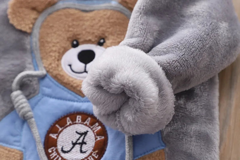 Ropa de otoño e invierno para niños, conjunto de pijamas para bebés, ropa de dormir de lana de Franela gruesa para niños, conjuntos de 2 uds, trajes cálidos para el hogar, ropa para niños