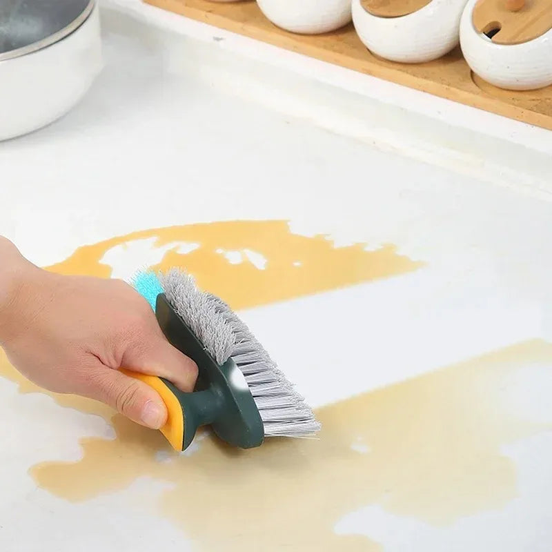 Cosas útiles para utensilios de cocina, herramientas de limpieza, herramienta 4 en 1, jabonera y cepillo para suelo de azulejos de cerámica, suministros de baño, bañera para el hogar