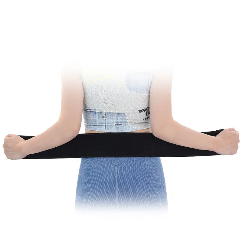 Cinturón deportivo para mujer, protección de cintura para Fitness, faja para danza y Yoga, correas abdominales, cinturón de protección de cintura estrecha y fina