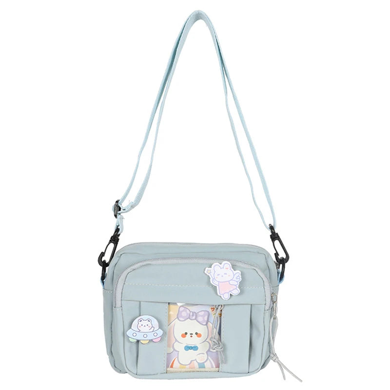 Nuevo Bolso Kawaii para niñas, novedad de 2024, Bolso transparente JK, Bolso cruzado pequeño para mujeres, bolsos y Bolsos de hombro, Bolso Itabag