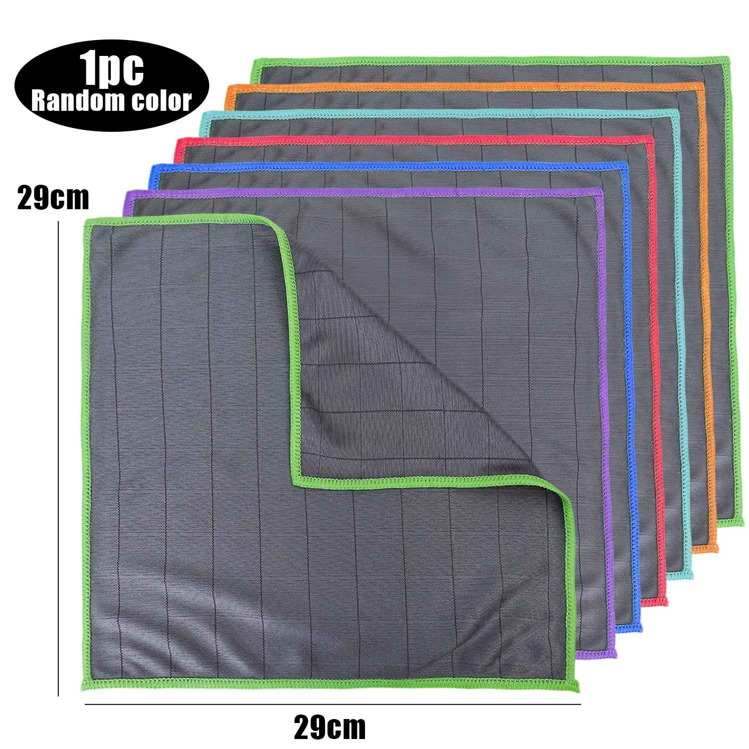 Paño de Microfibra Multiusos para Lavado de Autos, Altamente Absorbente, Sin Pelusas, Resistente a Arañazos, Ideal para Detallado