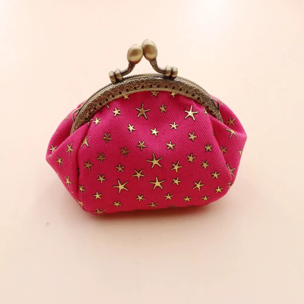 Monedero pequeño creativo a la moda para mujer, cartera de mano con cerrojo, monederos pequeños con pentagrama, Monedero 2024