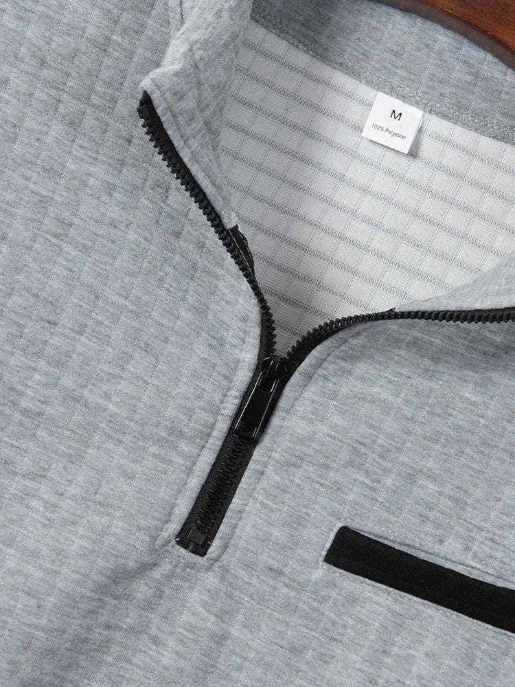 Conjunto de polo y pantalones a cuadros para hombre, chándal de 2 piezas para deportes de golf, ropa informal, traje deportivo de ocio para hombre