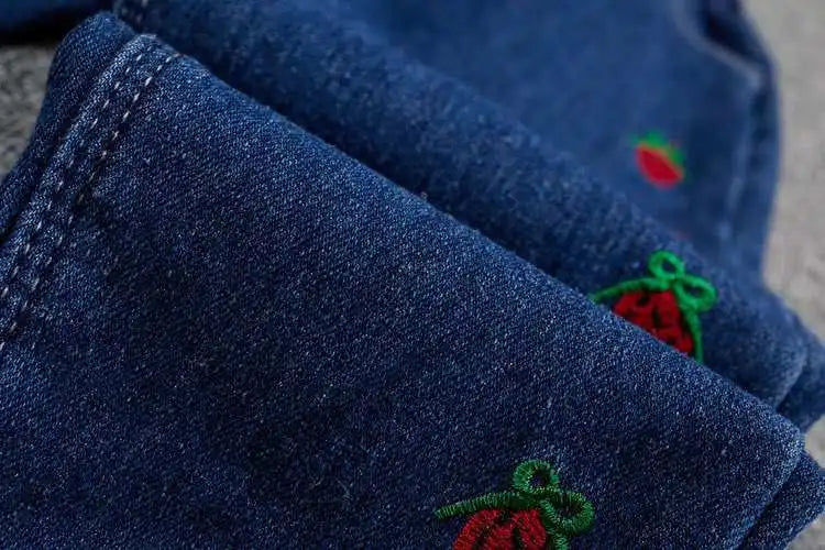 Pantalones para adolescentes de 3 a 14 años, ropa Infantil para niñas, pantalones vaqueros de lana de invierno para niños, pantalones vaqueros para niños, ropa para niñas