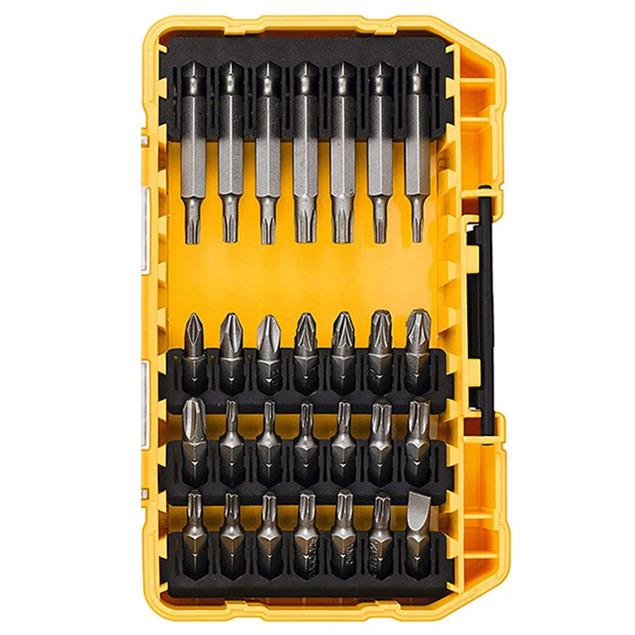Dewalt-Juego de puntas de destornillador de impacto, 40 piezas, con estuche resistente, compatible con TStak Caddy, juego de brocas, accesorios DT70705