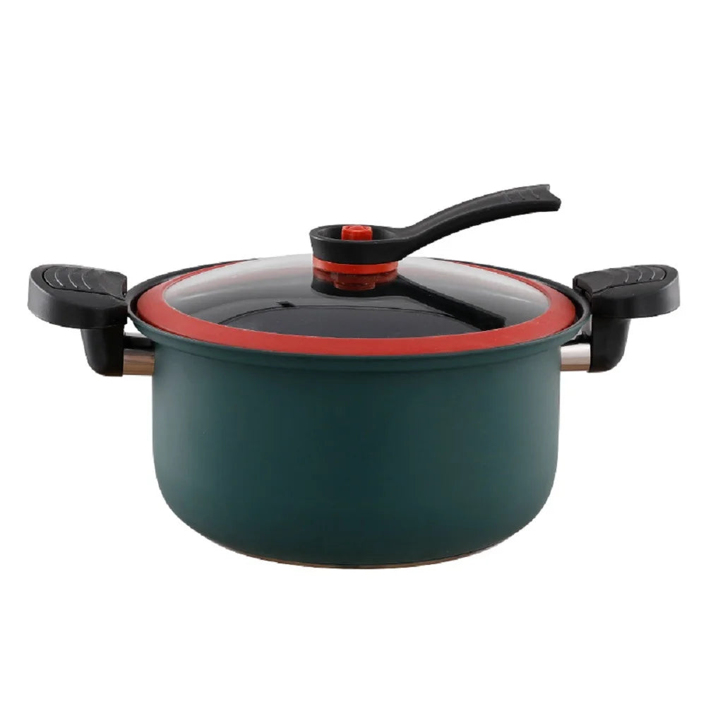 Olla a presión de 3L, olla para sopa y carne, olla arrocera, estufa de Gas, Micro olla a presión, olla para estofado, ollas de cocina antiadherentes, utensilios de cocina