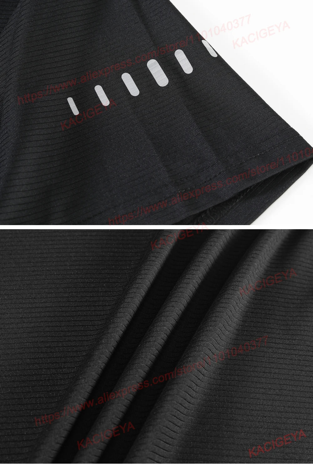 Golf solapa deporte manga corta entrenamiento al aire libre reflectante correr transpirable camiseta sólida calidad tenis gimnasio moda Jerseys