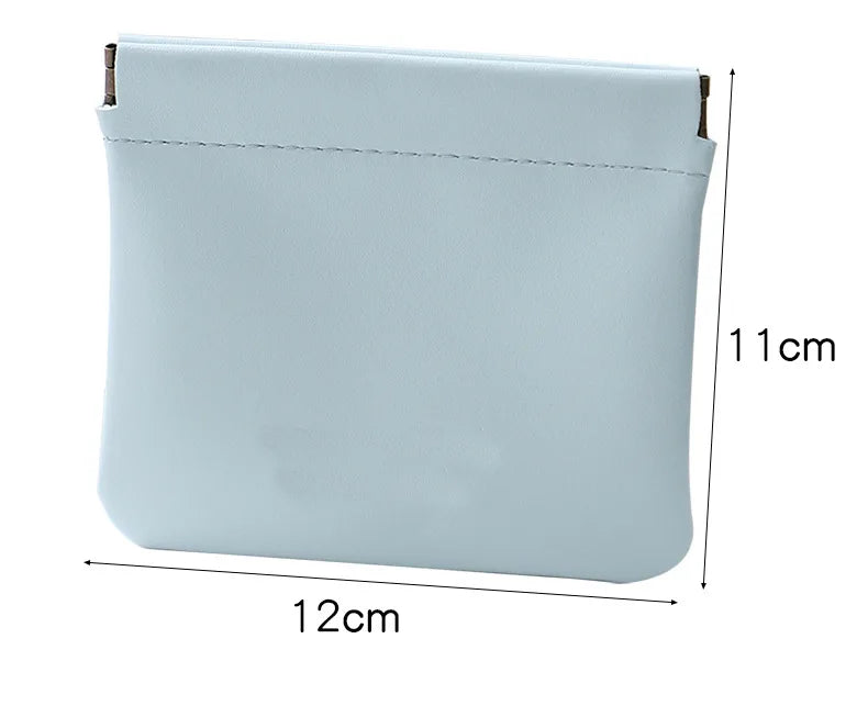 Monedero de cuero Pu para mujer y hombre, Mini cartera corta pequeña, monedero, llave para cambiar dinero, auriculares, tarjetero para niños y niñas