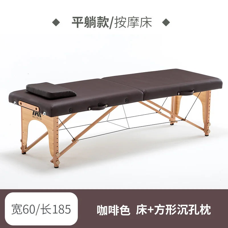 Mesas De Masaje plegables para Spa, tatuaje, pedicura, cuidado De la salud, masaje De madera De haya, comodidad, cojín suave, muebles, Mesa De Masaje MH