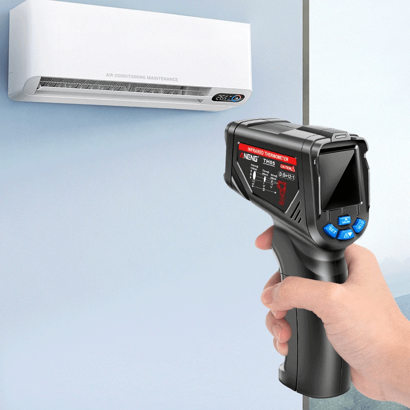 Termómetro Infrarrojo Digital Sin Contacto -20~650 ℃   ANENG TH05 IR láser Termometro pirómetro pistola láser medidor de temperatura herramientas