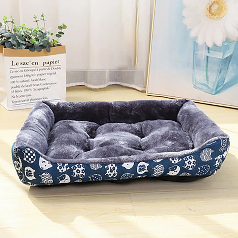 Cama para perros, esteras para sofá, productos para mascotas de invierno, accesorios para perros, cesta, suministros para casa grande, mediana y pequeña, cama para gatos