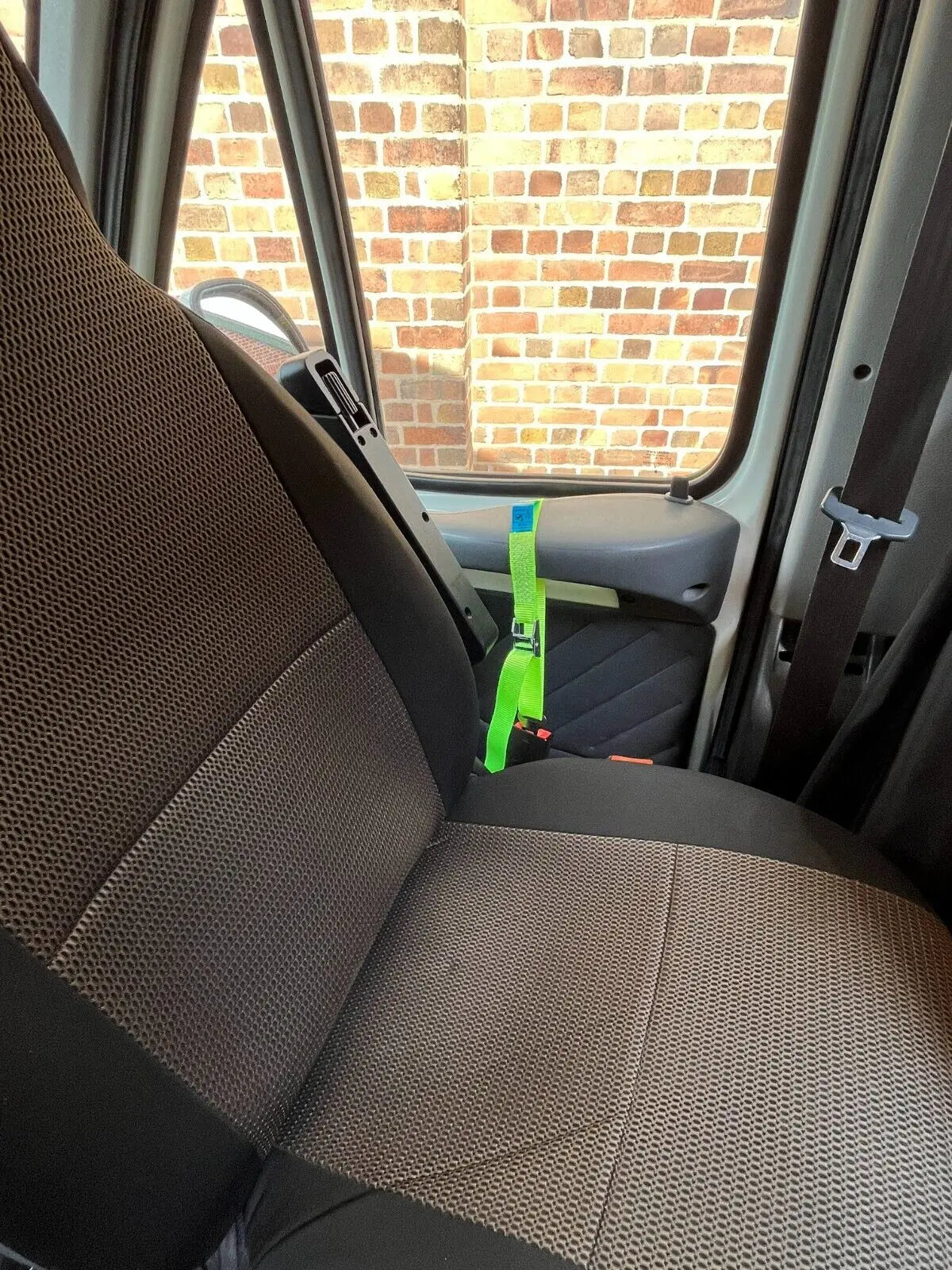 1 Juego de correa de asiento de autocaravana Cab Lok para Fiat Ducato Peugeot Boxer Citroen Relay accesorios de asiento Interior de coche