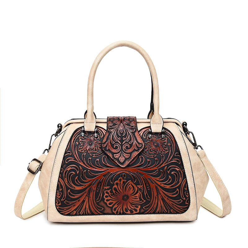 Bolso Retro de alta calidad, bolso de hombro para mujer, bolso de diseñador lujoso, bolsillo de oficina en relieve 3D, Bolsos de marca Lujo, nuevo paquete de regalo