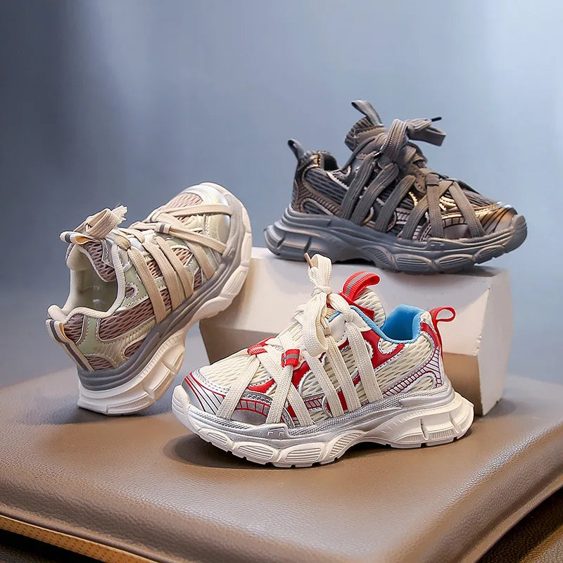 Zapatillas Deportivas para Niños, Modelo Chunky 2026, Nuevas Zapatillas de Baloncesto para Niñas, Modernas y Versátiles, Zapatillas Deportivas Casuales para Niños para la Escuela, Transpirables