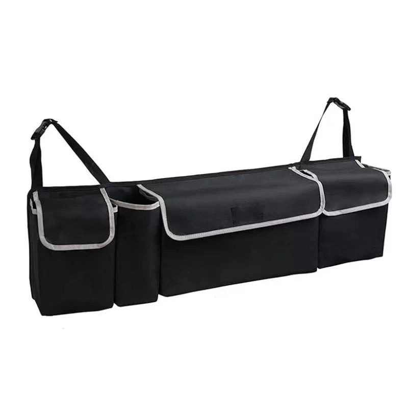 Bolsa de almacenamiento versátil para maletero de coche, tela Oxford, colgante para asiento trasero, caja organizadora para Interior de automóvil