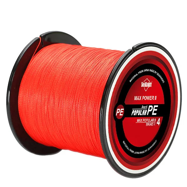 SeaKnight marca TriPoseidon serie 4 hebras 300M hilo de pescar de PE trenzado 8-60LB hilo de pescar multifilamento pesca de carpa suave