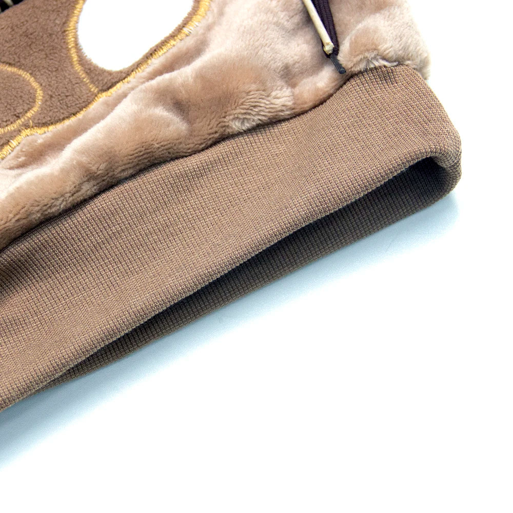 Ropa de invierno para niños, conjunto de pijamas de conejo de dibujos animados de otoño para niñas y niños, conjuntos de 2 uds de forro polar de franela gruesa, ropa de dormir cálida para niños