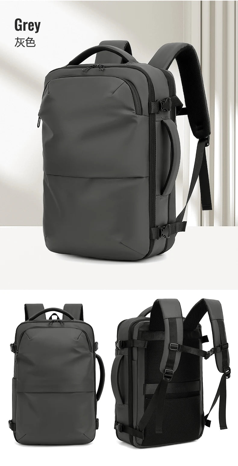 Mochila para hombre, bolsa de viaje multifuncional, compresión al vacío, impermeable, para viajes de negocios, nueva mochila para parejas