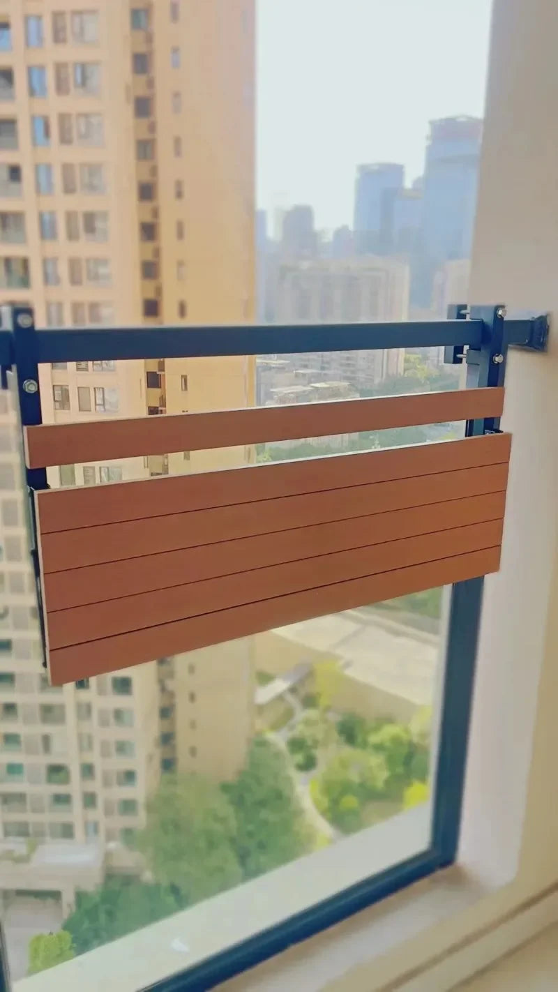 Escritorio plegable portátil, mesas de balcón, barandilla colgante multifuncional, muebles de diseño para el hogar pequeños, modernos y sencillos, impermeables