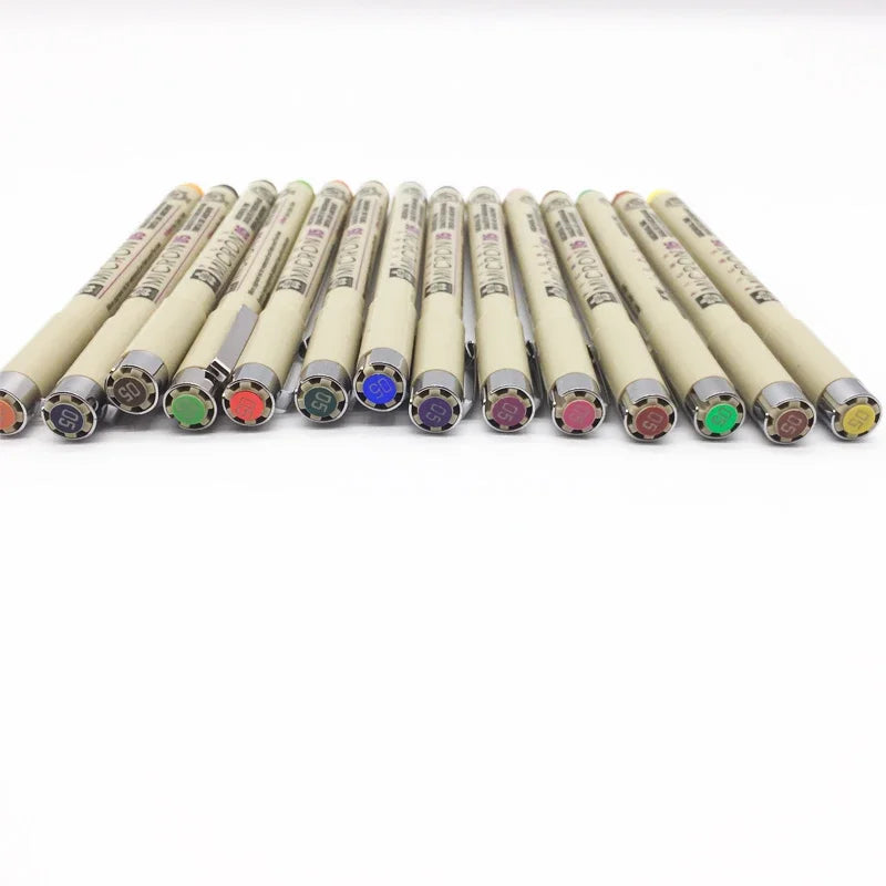 Set Bolígrafos Sakura Pigma Micron - 8/14 Colores Fineliner 0.25mm