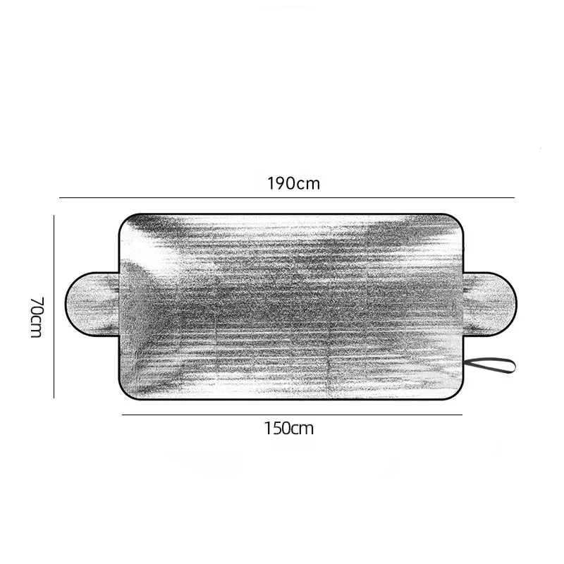 Protección Exterior para Automóviles, Cubiertas para Automóviles que Bloquean la Nieve, Protector de Hielo y Nieve, Visera, Parasol, Cubierta para Parabrisas Delantero y Trasero, Protectores