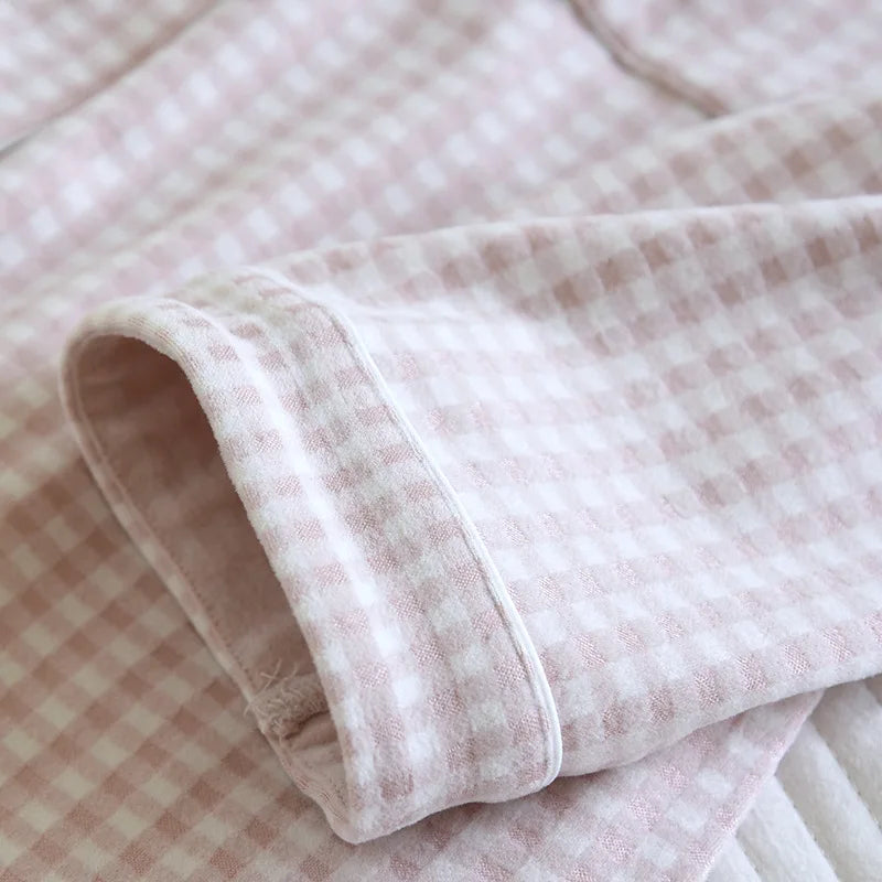 Pijamas de pareja para calentar y mantener el calor, pantalones de manga larga para otoño e invierno, ropa de dormir holgada para mujer, ropa de dormir para hombre