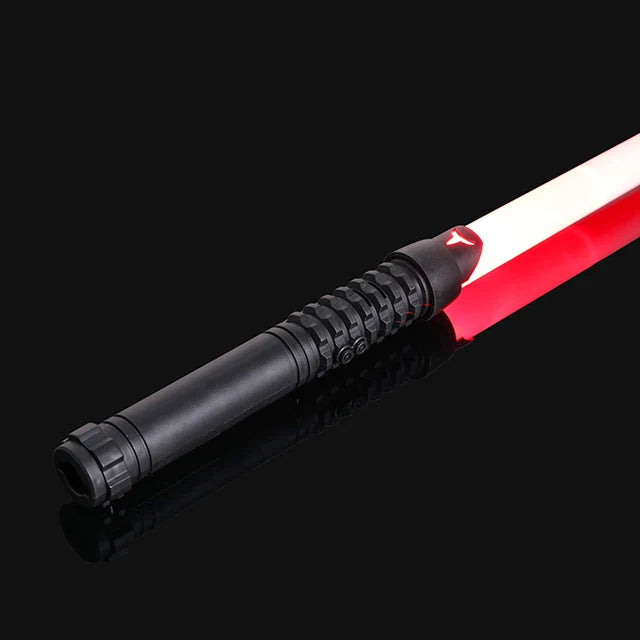 Espada láser de 75CM, sable de luz rojo y azul, doble sable, transformación Rave, arma de Cosplay para niños, juguete intermitente, espadas brillantes para fiesta