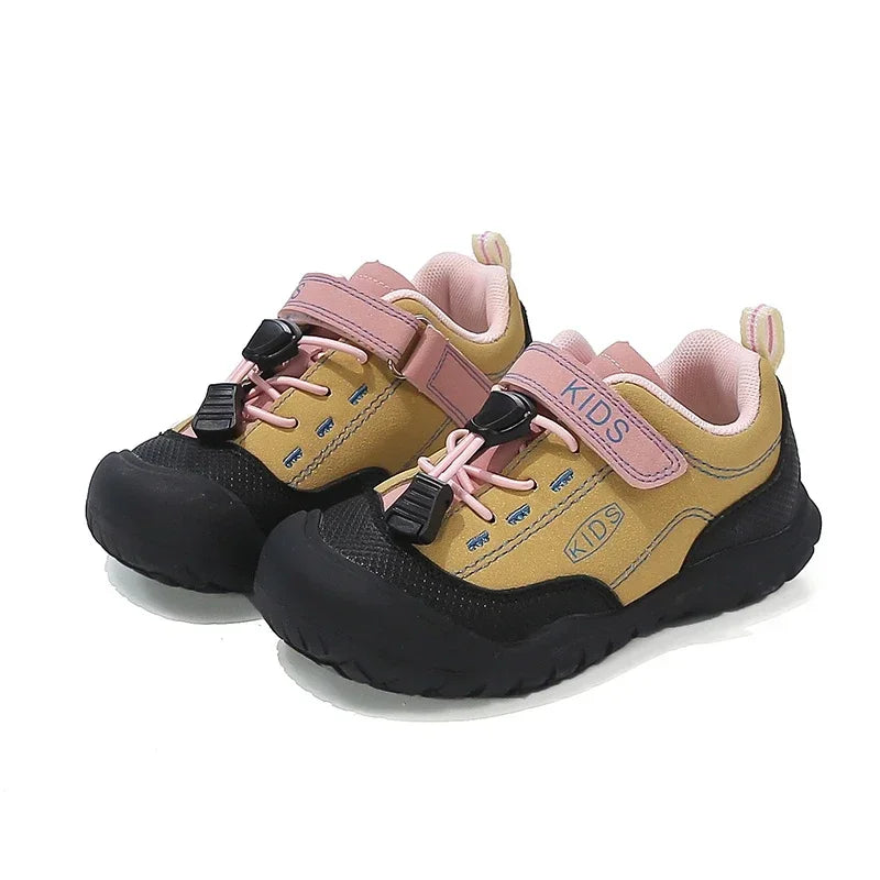 Zapatos deportivos para niños, zapatillas de deporte con suela blanda y punta superior, antideslizantes, cómodas, 2025, nueva moda, zapatos informales para niños y niñas