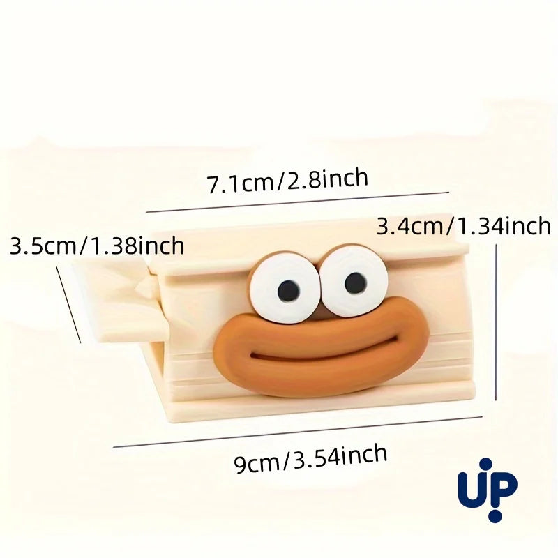 Dispositivo de cuidado bucal de salchicha alegre: conveniente para llevar sin necesidad de fuente de alimentación Exprimidor de pasta de dientes