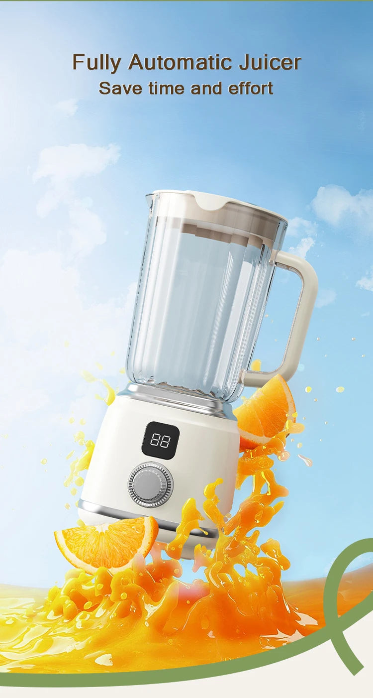 Taza de licuadora portátil, Mini mezclador exprimidor de 600ML/Motor potente de 10 hojas recargable por USB de 3000mAh para batidos/verduras