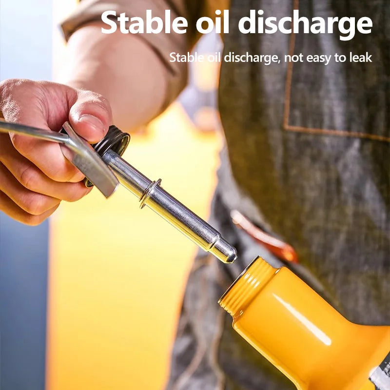Lubricación de lata de aceite, bomba de alta presión de Metal, pistolas de grasa, botella de aceite de coche, herramienta de reparación de automóviles, 180ml