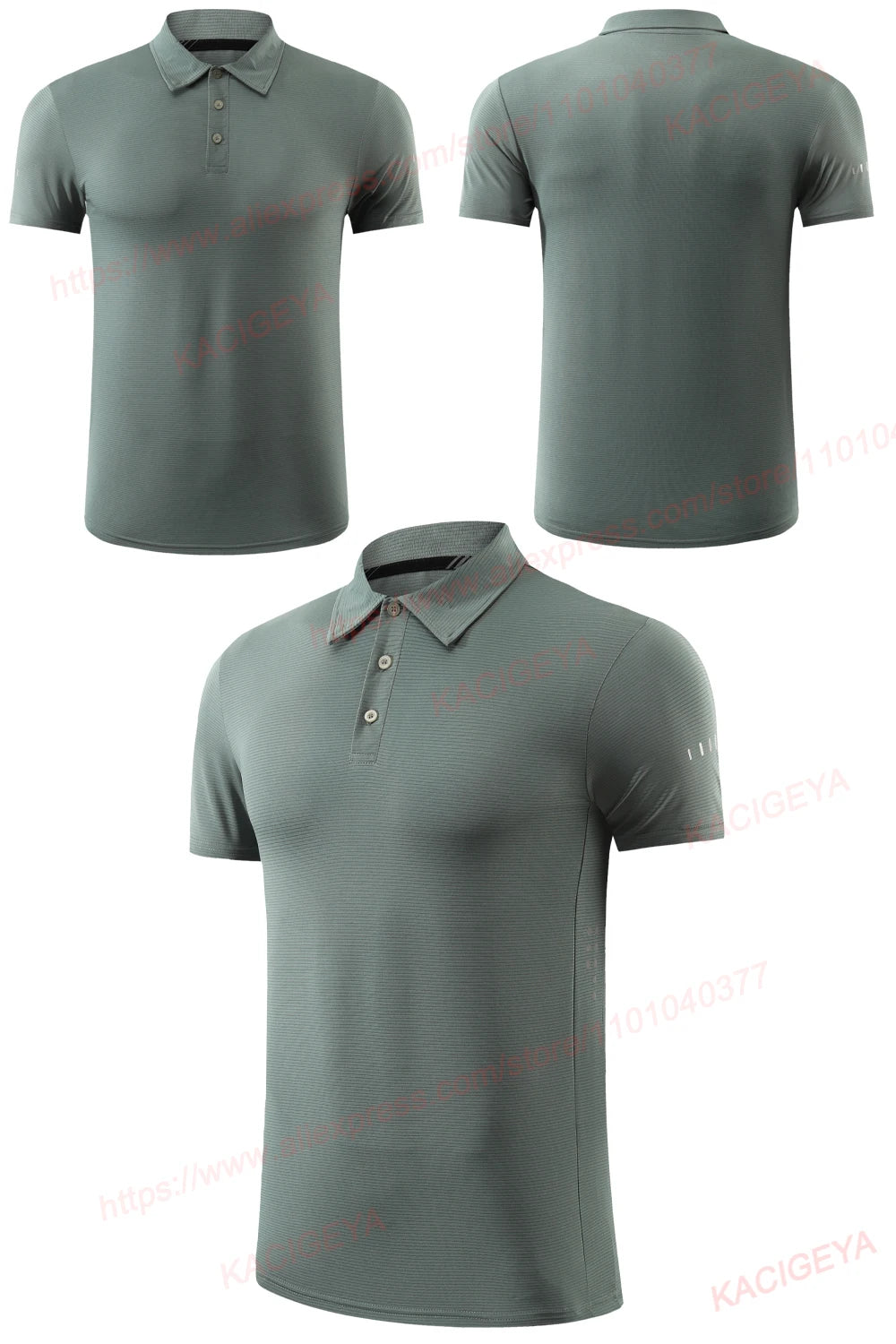 Golf solapa deporte manga corta entrenamiento al aire libre reflectante correr transpirable camiseta sólida calidad tenis gimnasio moda Jerseys