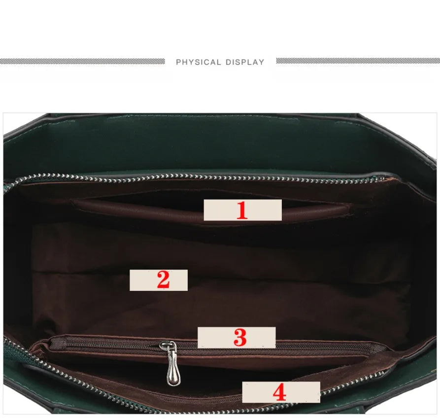 Bolso de hombro de diseñador de alta calidad para mujer, gran capacidad, bolsillo de oficina, bolsa cruzada Diagonal en relieve, bolsa de documentos oficial